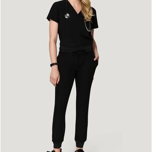 Mandala black scrubs.